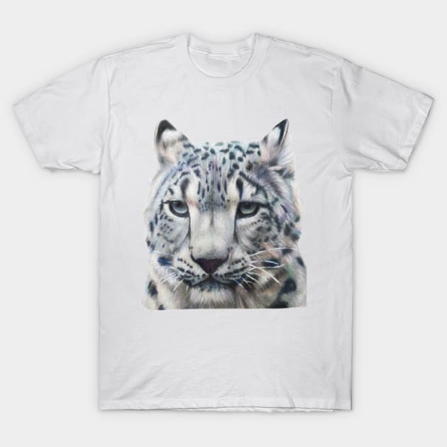 Snow Leopard T-Shirt by skippart